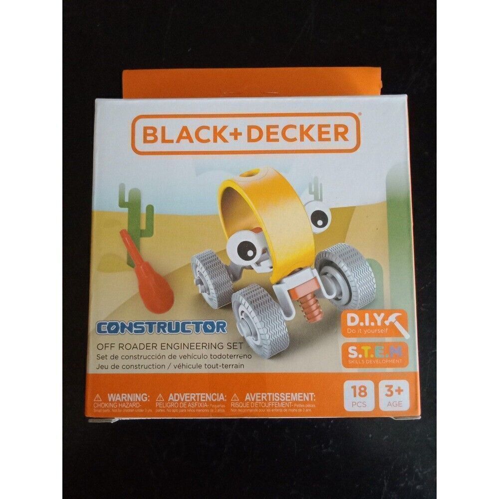 491 Off Roader Construction S.T.E.M. Engineering Set Black & Decker Toy